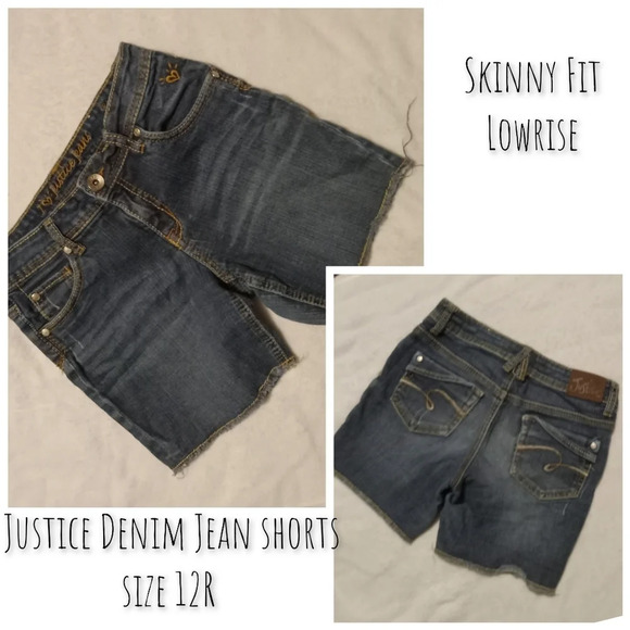 Justice Other - 5 for $10 Justice Jean Shorts low-rise skinny fit size 12R